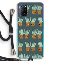 Sansevieria: Oppo A72 Transparant Hoesje met koord