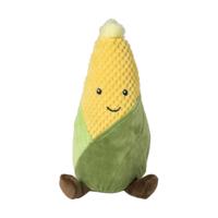Knuffel mais - geel - 22.5x11.5 cm Knuffel mais - geel - 22.5x11.5 cm