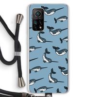 Narwhal: Xiaomi Mi 10T 5G Transparant Hoesje met koord