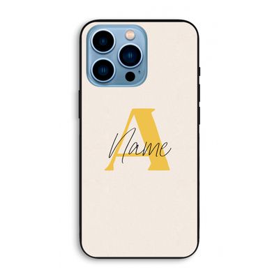 Amber Script: iPhone 13 Pro Max Biologisch afbreekbaar hoesje
