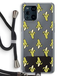 Bananas: Oppo Find X3 Pro Transparant Hoesje met koord