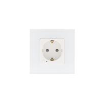 Rome Smart wit-glas stopcontact compleet