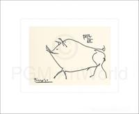 Kunstdruk Pablo Picasso - Le petit cochon 60x50cm