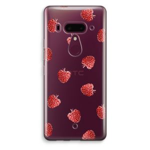 Framboosjes: HTC U12+ Transparant Hoesje