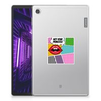 Lenovo Tab M10 Plus Leuke Siliconen Hoes Popart Princess - thumbnail