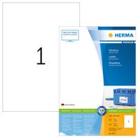 Etiket HERMA 4631 210x297mm A4 premium wit 200stuks - thumbnail