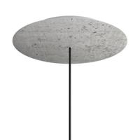 Grote plafondkap 400mm 1 uitgang betonkleur