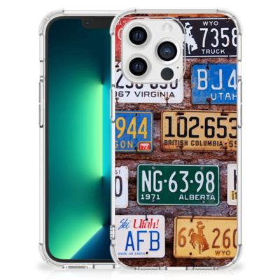 iPhone 13 Pro Max Anti-shock Hoesje met foto Kentekenplaten iPhone 13 Pro Max Anti-shock Hoesje met foto Kentekenplaten