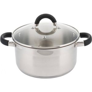 Kinghoff 4345 - kookpan met deksel - 22 cm - 4 liter