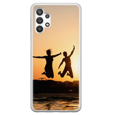 Samsung Galaxy A32 5G siliconen transparant - Hoesje ontwerpen
