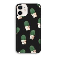 Cactusprint roze: iPhone 12 Pro Biologisch afbreekbaar hoesje