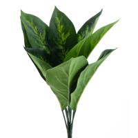 Nova Nature - Aglaonema plant cream/green 44 cm kunstbloem