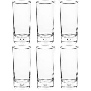 Set van 6x stuks longdrink glazen Georgi 290 ml van glas   -