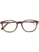 Snob lunettes de vue Radetsky à monture ronde - Marron