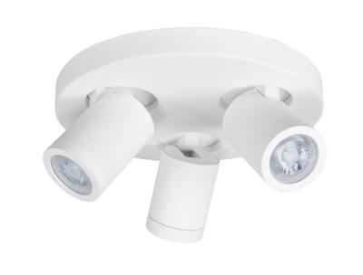 Highlight IP44 opbouwspotOliver 3-lichts mat wit - S7437.00