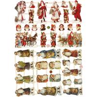 Creativ Company Vintage plaatjes, kerstman, vel 16,5x23,5 cm, 2 vel/ 1 doos Creativ Company Vintage plaatjes, kerstman, vel 16,5x23,5 cm, 2 vel/ 1 doos