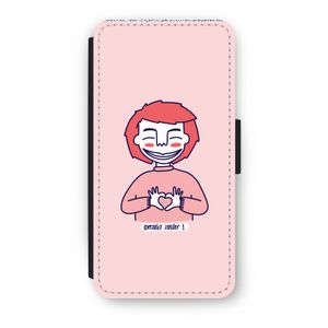 Hartje: iPhone 8 Plus Flip Hoesje
