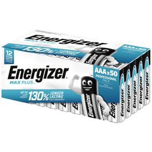 Energizer Max Plus AAA batterij (potlood) Alkaline 1.5 V 50 stuk(s)