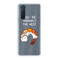 You're Shrimply The Best: Sony Xperia 5 II Transparant Hoesje