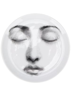 Fornasetti assiette Tema e Variazioni Lina Cavalieri - Blanc