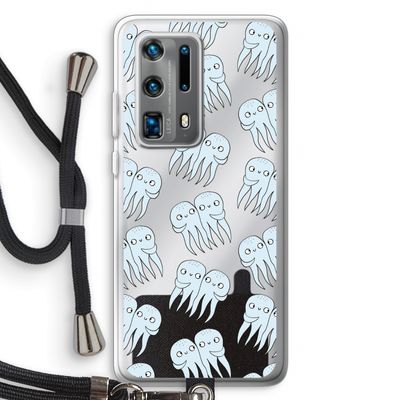 Octopussen: Huawei P40 Pro Plus Transparant Hoesje met koord