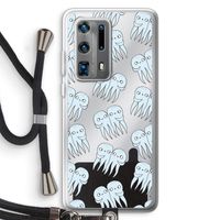 Octopussen: Huawei P40 Pro Plus Transparant Hoesje met koord