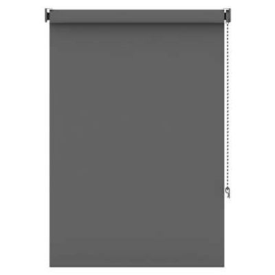 Fenstr rolgordijn lichtdoorlatend donkergrijs - 120x190 cm - Leen Bakker