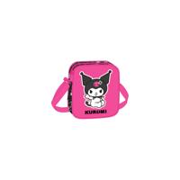 Schoudertas Kuromi Zwart Fuchsia 16 x 18 x 4 cm - thumbnail