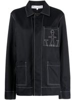 JW Anderson veste à logo brodé - Noir - thumbnail