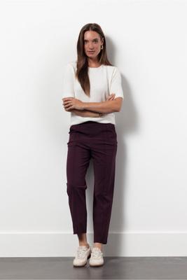 Roisin bonded trousers - blackberry - 13353