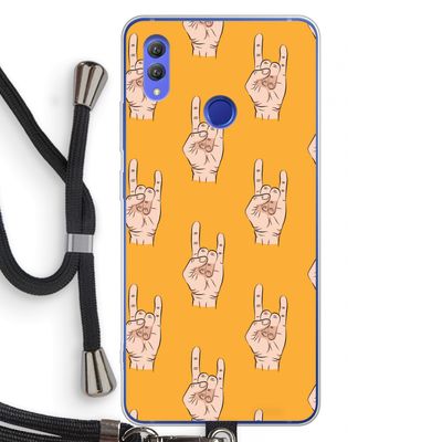 Rock: Honor Note 10 Transparant Hoesje met koord