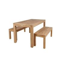 Teak picknickset Java 180 cm - 3-delig