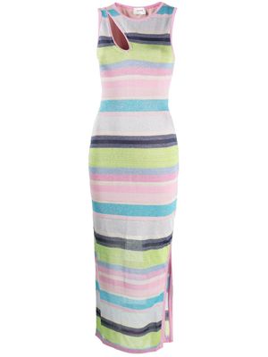 Suboo robe longue Zephyr à rayures - Vert