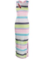 Suboo robe longue Zephyr à rayures - Vert