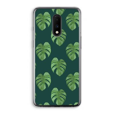 Monstera leaves: OnePlus 7 Transparant Hoesje
