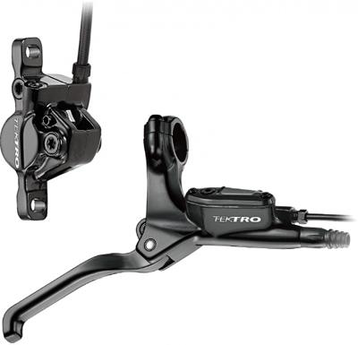 Tektro HD E350 Schijfremset Links 3 Vinger Aluminium Zwart