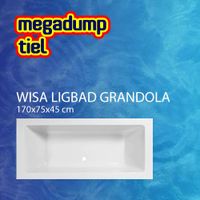 Wisa Ligbad Grandola Wit 170X75X45 cm - Grandola 170x75x45 cm - thumbnail