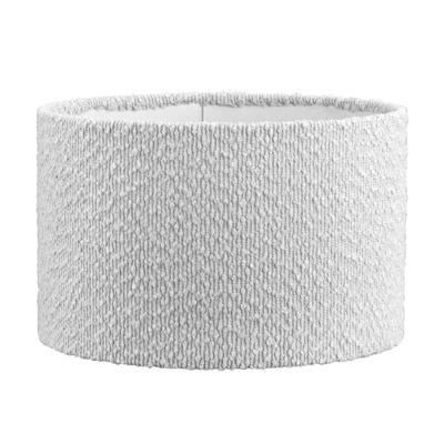 Leen Bakker - Kap Cilinder Halden - Lichtgrijs - Ø25x16 Cm - Polyester - Crème