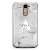 Ivory Marble: LG K10 (2016) Transparant Hoesje