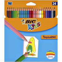 Kleurpotlood bickids tropicolors 24st assorti
