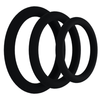 Doc Johnson Tri-Pack Silicone Gasket - Cockring Set - thumbnail
