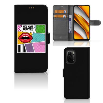 Poco F3 | Xiaomi Mi 11i Wallet Case met Pasjes Popart Princess Poco F3 | Xiaomi Mi 11i Wallet Case met Pasjes Popart Princess