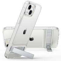 iPhone 14/13 Metal Kickstand Case Clear