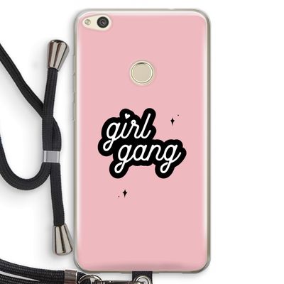 Girl Gang: Huawei Ascend P8 Lite (2017) Transparant Hoesje met koord