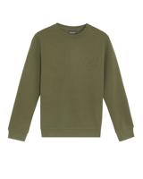 Lyle & Scott winter sweater jongens - donker groen - geborduurd