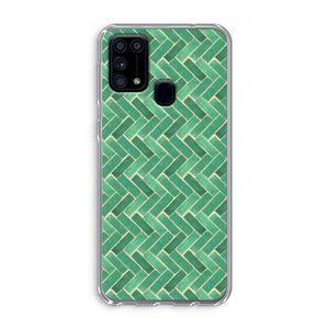 Moroccan tiles 2: Samsung Galaxy M31 Transparant Hoesje