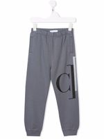 Calvin Klein Kids pantalon de jogging à logo imprimé - Gris