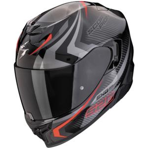 SCORPION EXO-520 Evo Air Terra, Integraalhelm, Zwart-Zilver-Rood