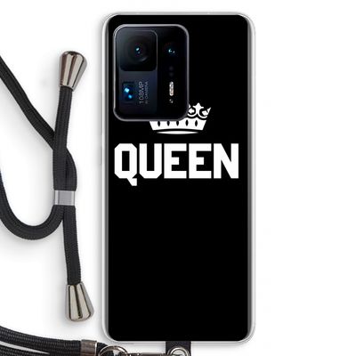 Queen zwart: Xiaomi Mi Mix 4 Transparant Hoesje met koord