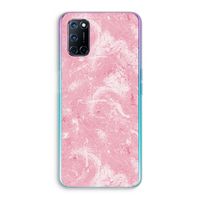 Abstract Painting Pink: Oppo A92 Transparant Hoesje